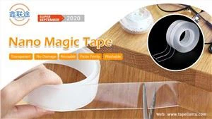 Nano Gel Pad Traceless Amlswyddogaethol Anweithredol Cell Pads Universal Nano Magic Stickers Ar gyfer Sefydliad Cable